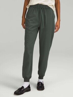 Lululemon Stretch High-Rise Jogger Full Length Green Smoked Spruce Size 12